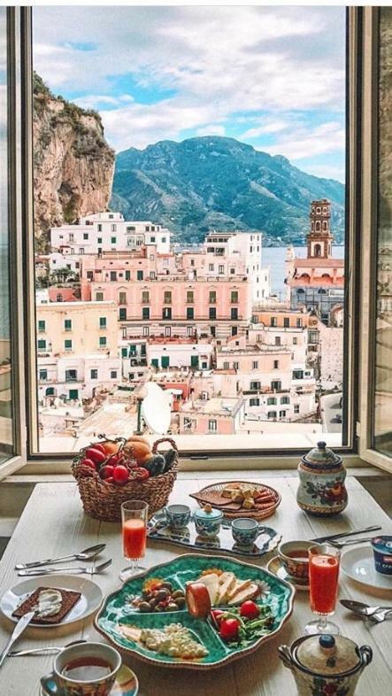 Casa Almagio - Atrani Amalfi Coast - Terrace & Seaviewアパートメント エクステリア 写真